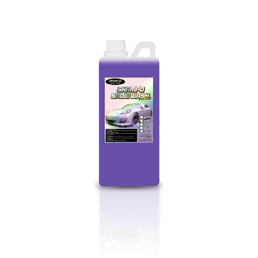 Pabrik sabun shampo detergen sabun cuci piring SHAMPO SNOW RAINBOW PURPLE 